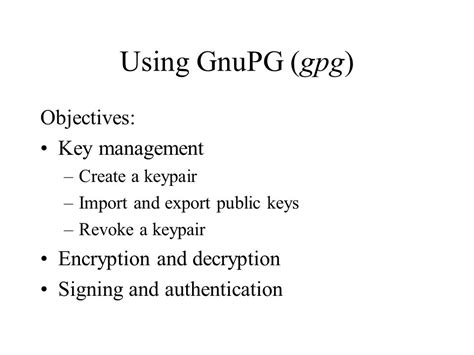 gnupg public key import